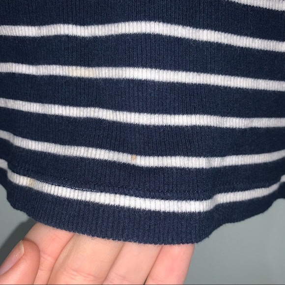Lauren Ralph Lauren Small sweater top blue&white stripes - Picture 7 of 7